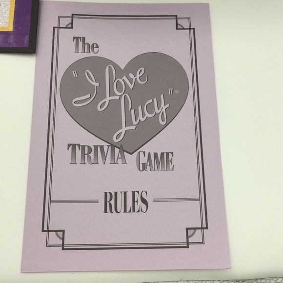 The I Love Lucy Trivia Game Television Show Board Game Vintage 1998 - Picture 6 of 14